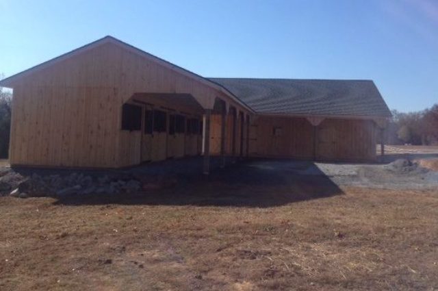 Lean To Barn and Garage Combo