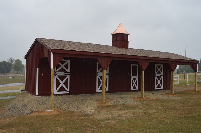 Lean-To Barn with Cupola PA