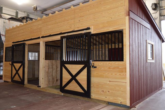 Horse Barn Interior