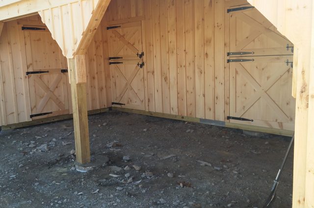 Shed Row Barn Installation in Kearneysville, WV
