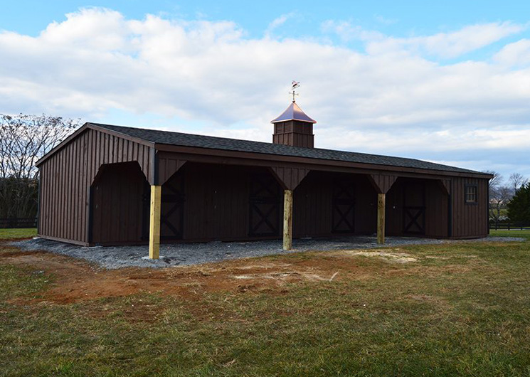 Modular built barn in PA