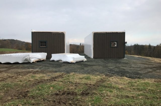 Amish Built Modular Barn in Hartland, VT