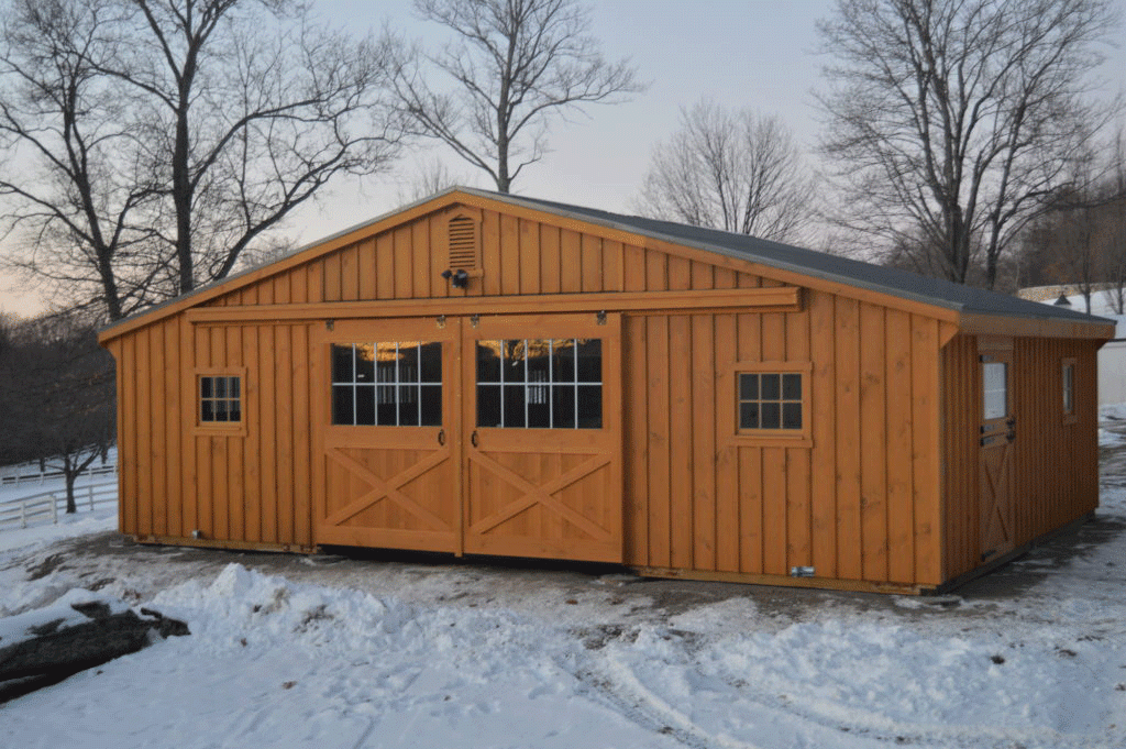 Versatile horse barn and garage design