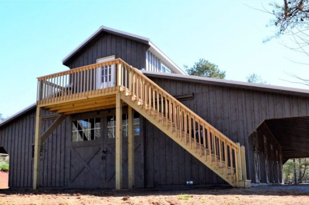 Barn loft built in NC