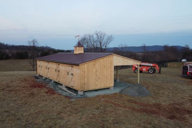 shed row barn - North Garden, VA