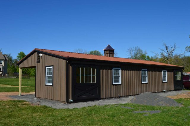 Shed Row Barn with 10 Lean-To – Newtown, PA