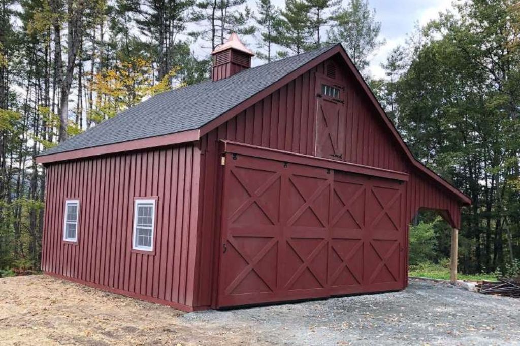 modern farmhouse garage idea